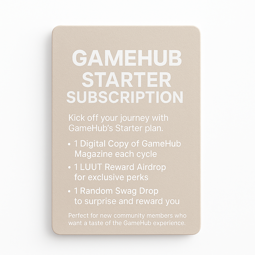 GameHub Starter Membership